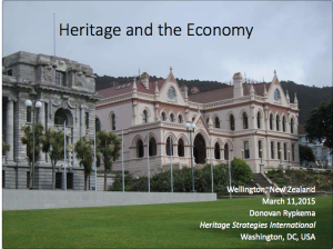 Donovan Rypkema - Heritage conservation and economic benefits